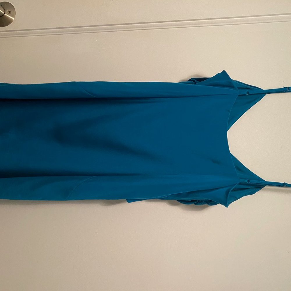 Club Monaco Teal Slip Dress - Picture 5 of 6